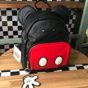 Disney Mickey Mouse Ears, Gloves, Icons Backpack with Adjustable Straps